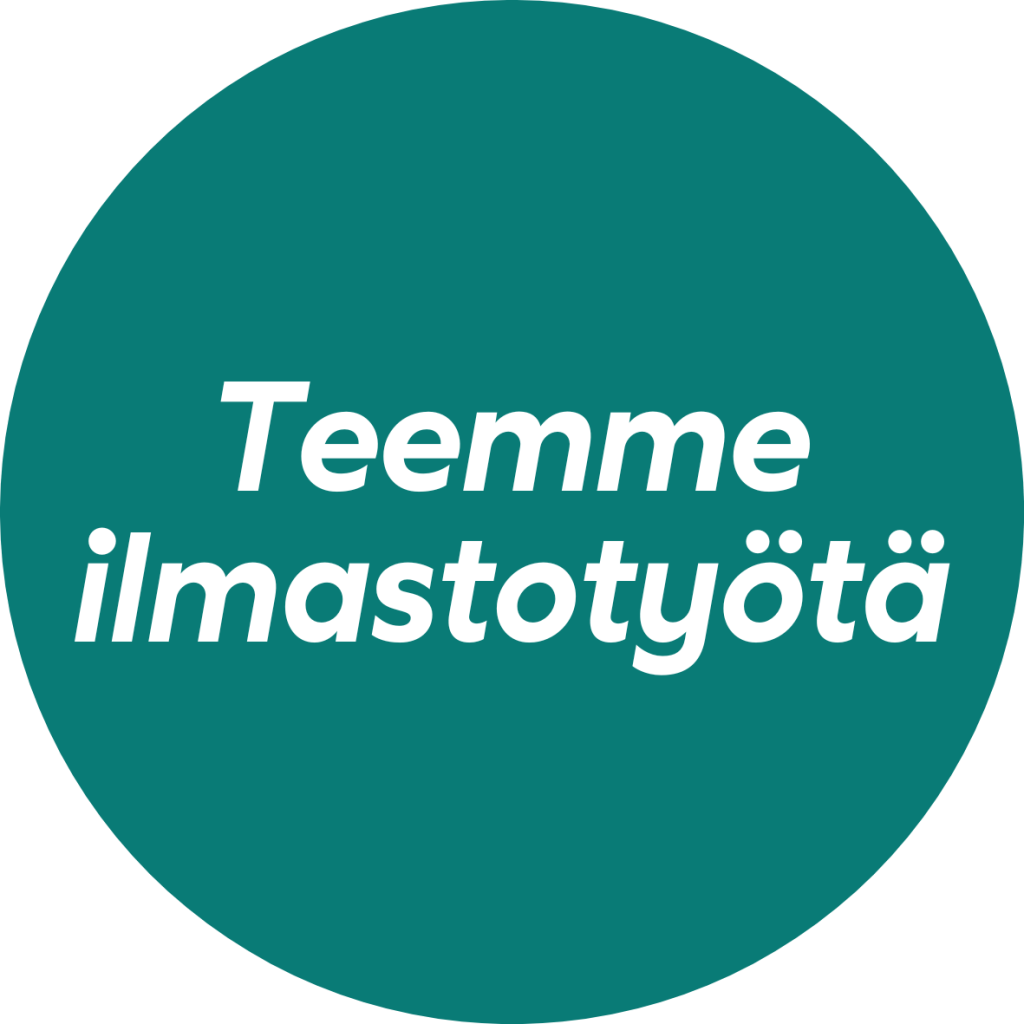 Teemme ilmastotyötä -logo